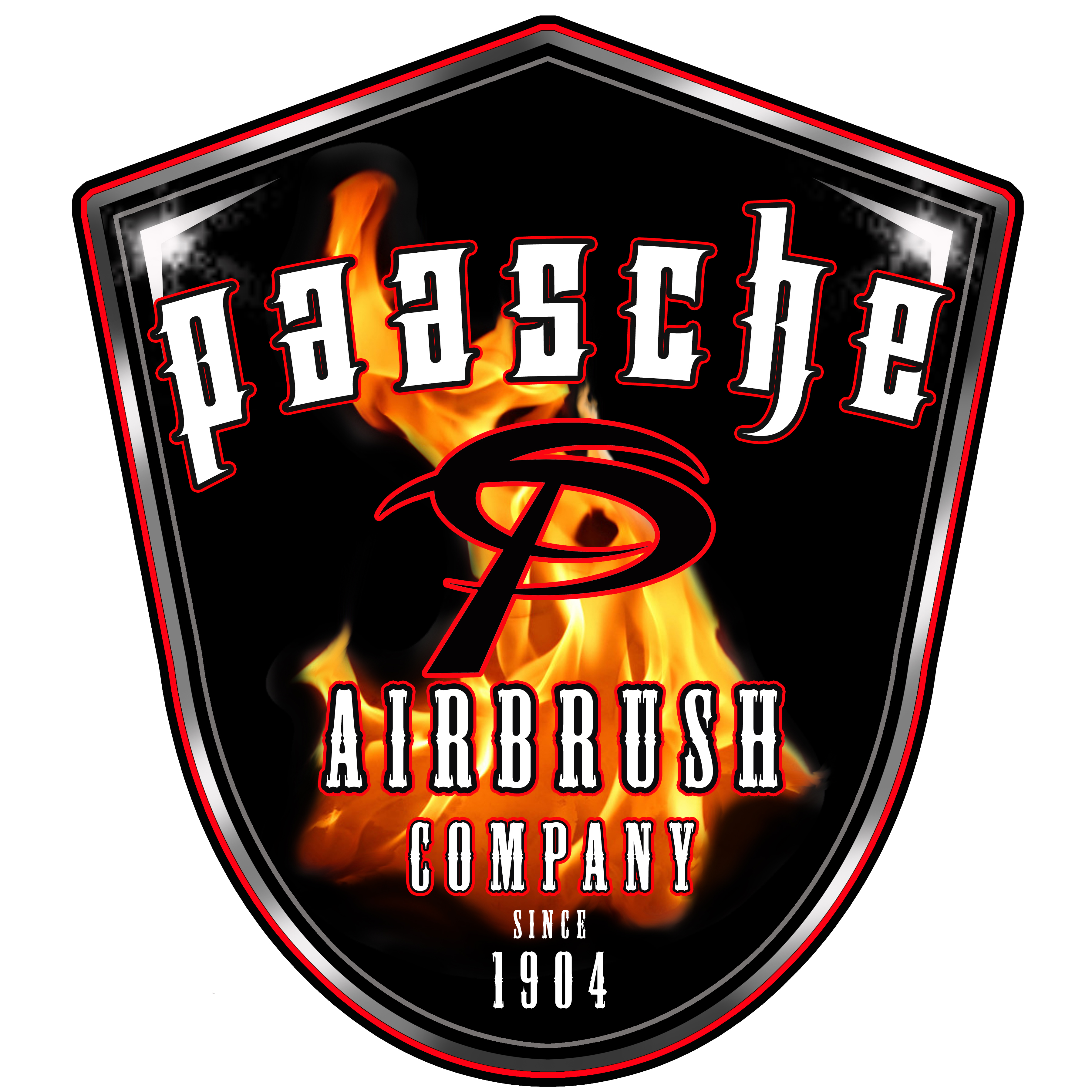 Paasche BADGE art transparent